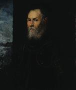 Jacopo Tintoretto Portrait of a Venetian admiral. oil painting reproduction